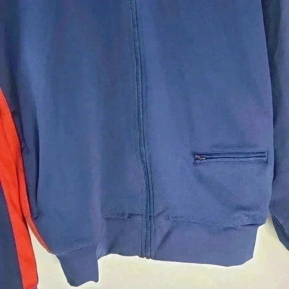 Speedo Red Blue Full Zip Jacket Sz Sm - Picture 5 of 8